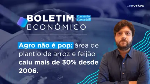 Agro não é pop: área de plantio de arroz e feijão caiu mais de 30% desde 2006 | 17/11/22