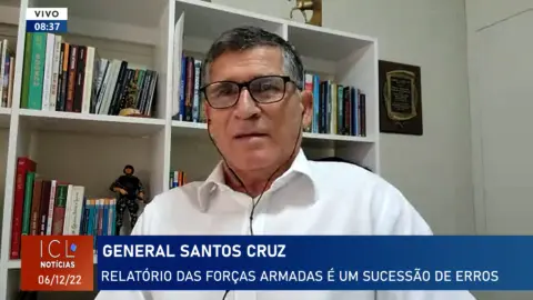 General Santos Cruz desmente fake news bolsonarista da moda | 07/12/22