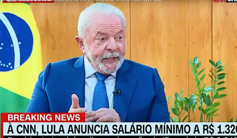 Lula anuncia salário mínimo de R$ 1.320 e isenção do Imposto de Renda de R$ 2.640