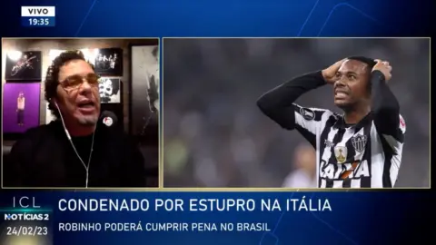 Robinho nunca demonstrou arrependimento pelo crime que cometeu | 24/02/23