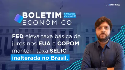 FED eleva taxa básica de juros nos EUA e COPOM mantém taxa SELIC inalterada no Brasil. | 02/02/23