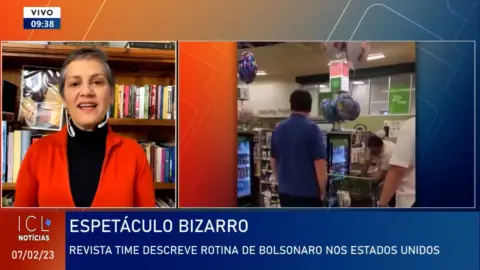 Presença de Bolsonaro nos EUA é incômoda e tratada como chacota pela imprensa local. | 07/02/23