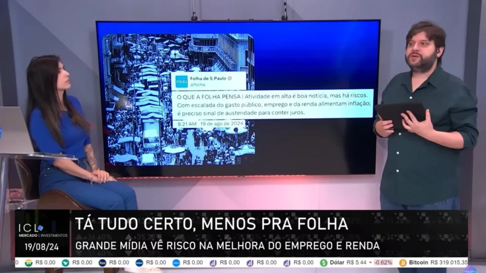 Economistas do ICL avaliam a narrativa da grande mídia de que emprego e renda são ruins para a economia brasileira