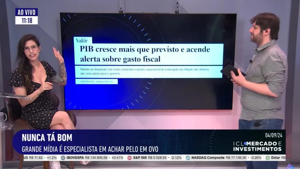 Economistas do ICL avaliam viés tendencioso da grande imprensa ao falar do crescimento do PIB brasileiro